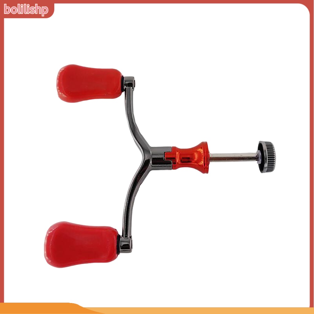 [Bolilishp] fishing Reel Handle Desain Ergonomis Tahan Korosi Reusable Double Handle Instalasi Mudah Pegangan Gulungan Pancing Double Knob Grip Pengganti Perlengkapan Memancing