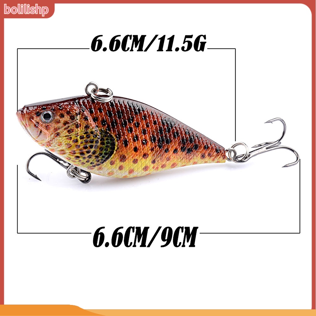 [Bolilishp] 6.6cm/11.5g Umpan Pancing 3D Simulasi Fisheye Bentuk Realistis Kait Angling Bass Laut Memancing Umpan Buatan Keras Untuk Memancing Di Luar Ruangan