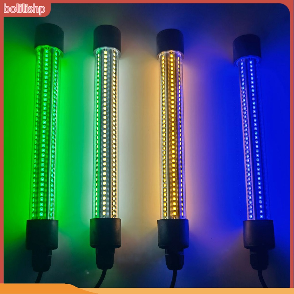 [Bolilishp] lampu Bawah Air Luminescent Tahan Air LED Efisiensi Tinggi Pemikat Ikan Memancing Aksesoris Mini Angling Light Untuk Memancing Di Luar Ruangan