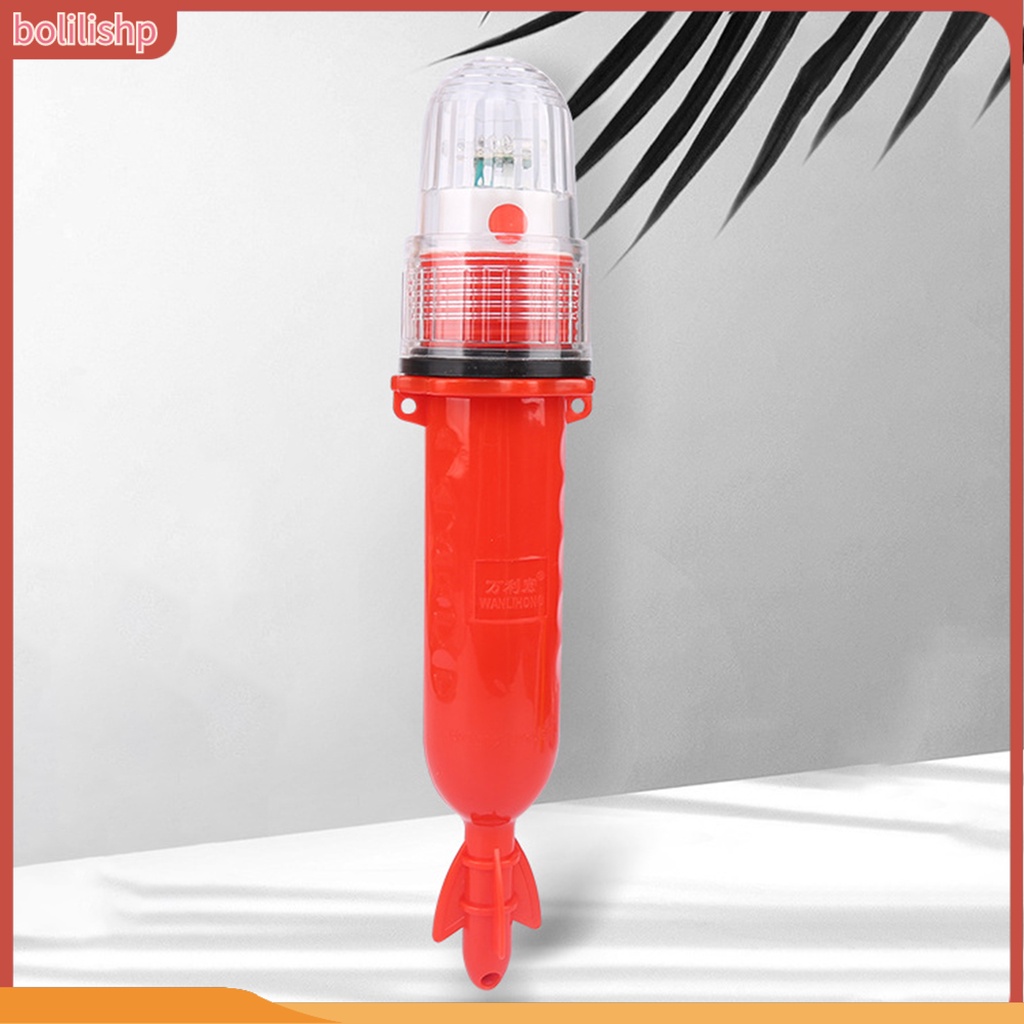 [Bolilishp] fishing Light Waterproof Attract Fish Intelligent Light Control Lampu Jaring Ikan LED Laut Lampu Sinyal Apung Untuk Memancing Malam Hari