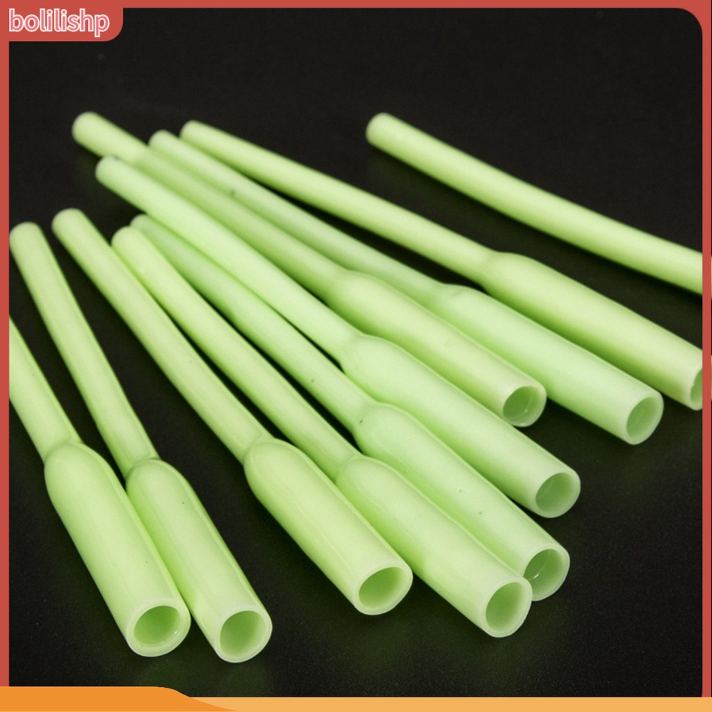 [Bolilishp] 10pcs/set Selang Pancing Neon Adjustable Ringan Memancing Luminous Heating Shrink Tube Untuk Outdoor