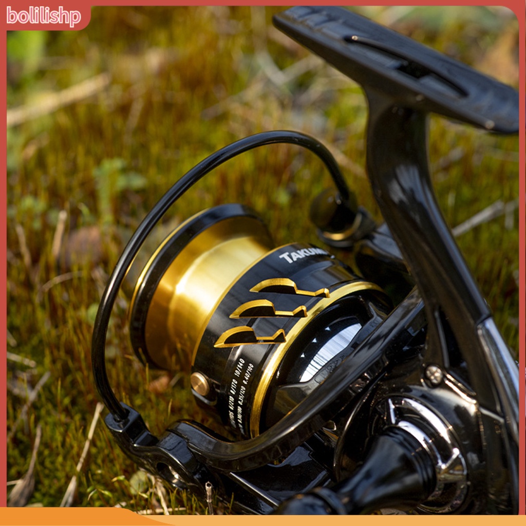 [Bolilishp] lure Spinning Reel Adjustable Rasio Kecepatan Tinggi 5.2: 1gagang Ganda Kiri Kanan Memancing Roda Berputar Fishing Tackle