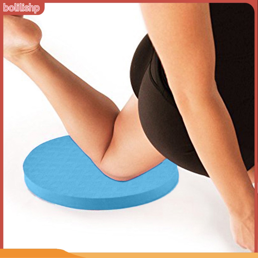 &lt;Bolilishp&gt; 2pcs Bantalan Pelindung Siku / Lutut Bahan Tpe Untuk Yoga / Fitness / Plank / Gym