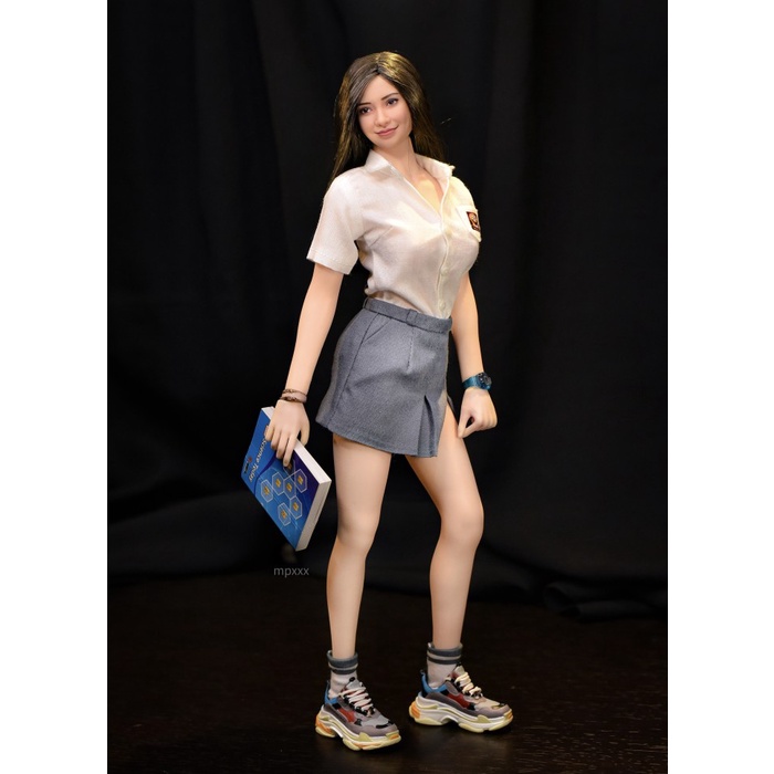 BISA COD High school uniform / seragam SMA 1/6 scale figure outfit set KITBASH /SERAGAM