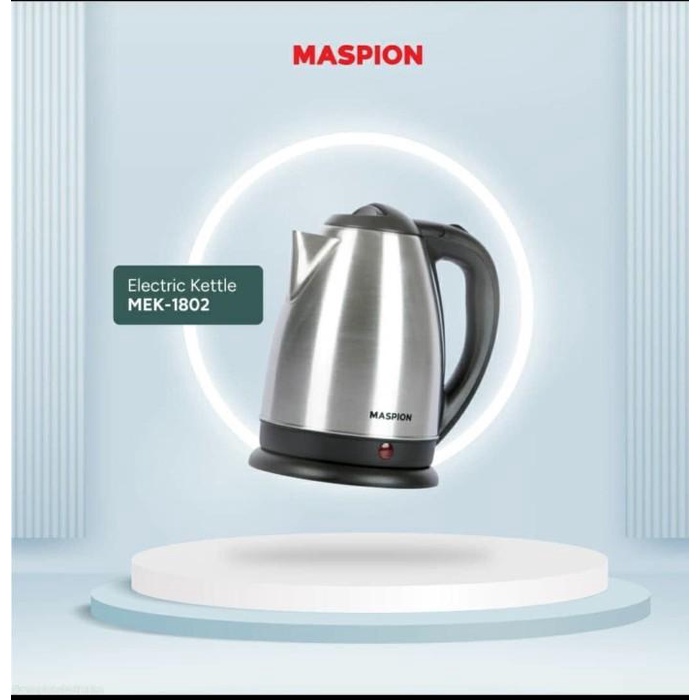 Terlaris Electric Kettle / Teko Listrik Maspion Mek-1802 Ks / Mek1802Ks