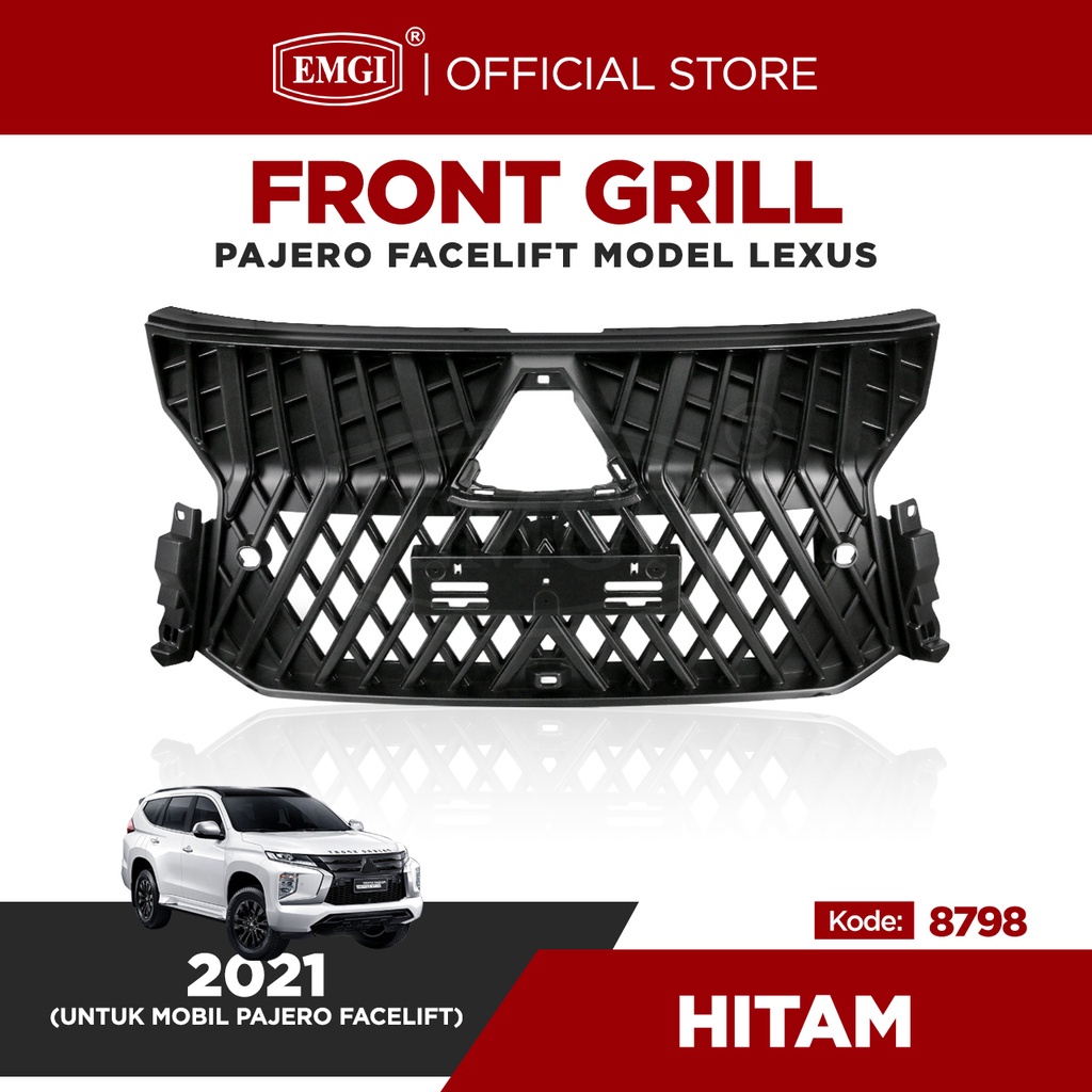 Front Grill EMGI / Grill Depan Pajero Facelift (2021) Model Lexus