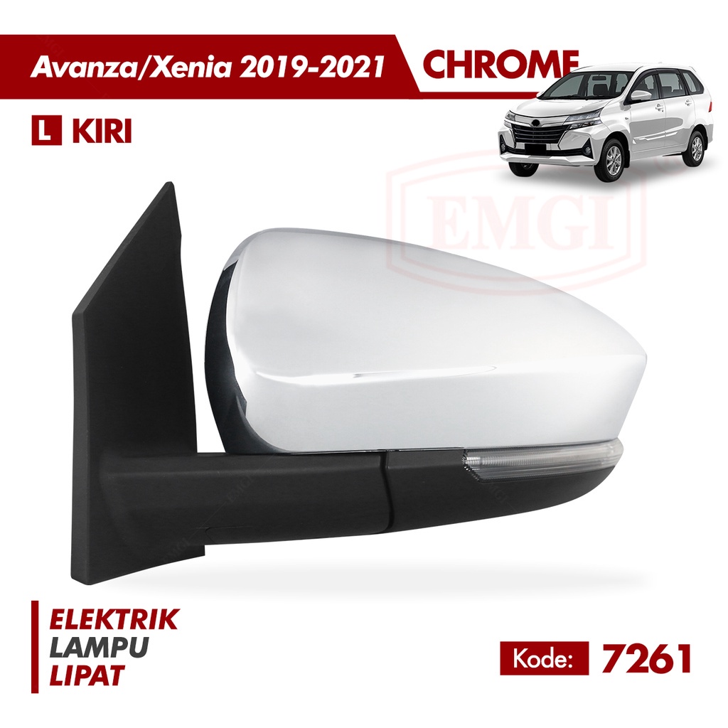 EMGI - Spion Mobil Avanza / Xenia 2019 s.d 2021 - Elektrik Lampu Lipat