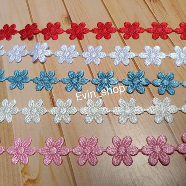 6.6 Renda Jasmine / Melati/ Saten Besar/10 yard/9meter