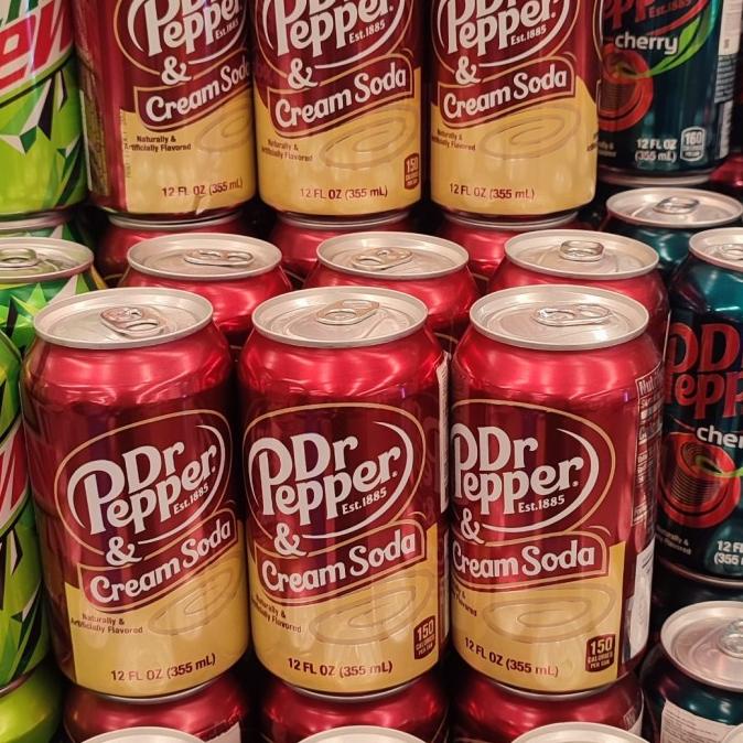 

;&;&;&;&] DR PEPPER & CREAM SODA 355 ml