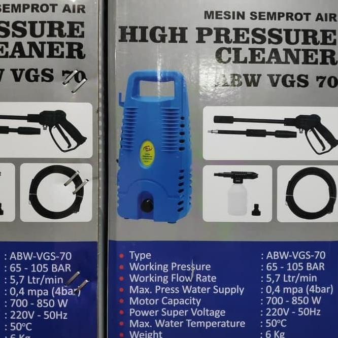 Alat Steam Cuci Motor & Mobil Jet Cleaner Abw Vgs 70 H&L