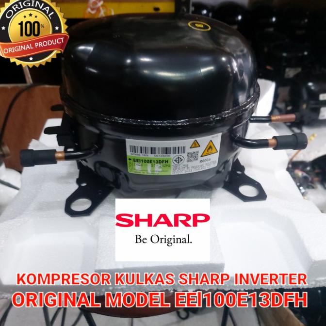 Buruan serbu] KOMPRESOR KULKAS SHARP EEI00E13DFH 2 PINTU INVERTER ORIGINAL ORI