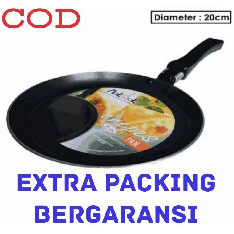 Viral Makcook Crepes Pan 20Cm Cod Teplon Crepes 20 Cm Teplon Anti Lengket / Teplon Makcook 20Cm
