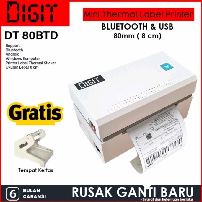 

PRINTER LABEL REDI PENGIRIMAN 80MM LABEL HARGA LABEL PRODUK DT 80BTD mer03