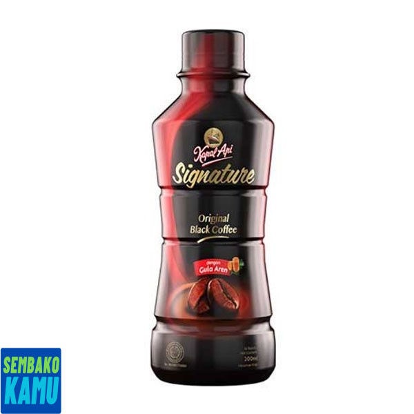 

Kapal Api Signature Original Black Coffee 200 ml - Kopi