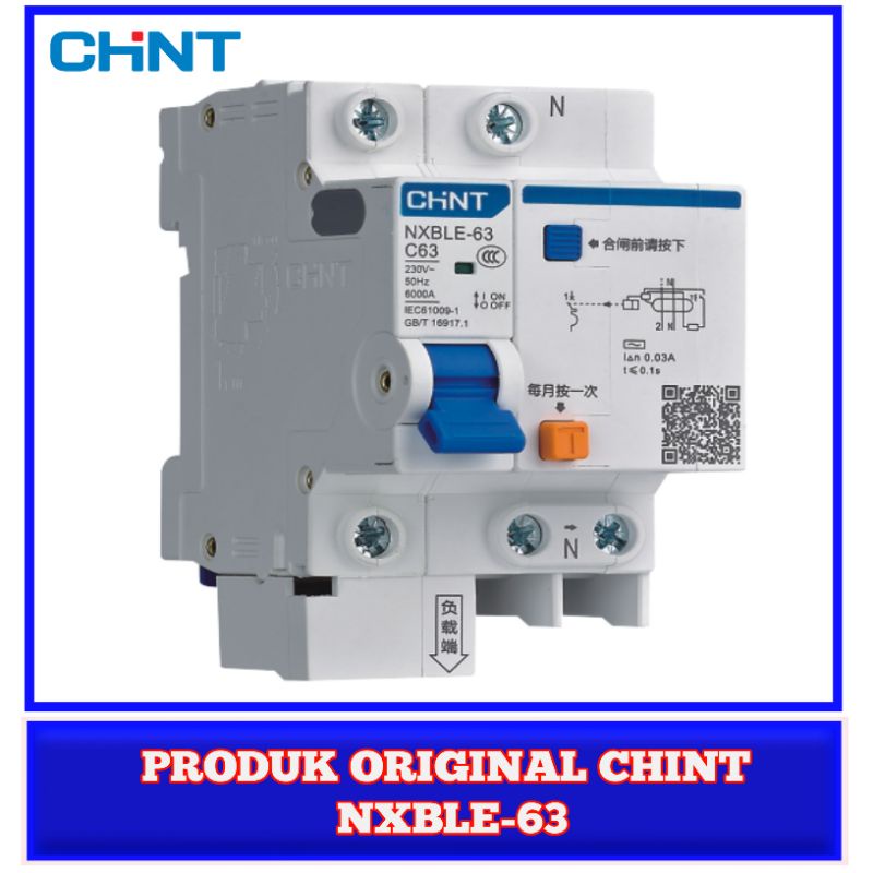 ELCB CHINT ANTI STRUM Produk Original Kualitas INTERNATIONAL....