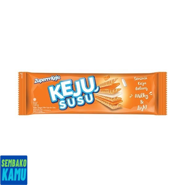 

Zuperrr Keju Keju Susu 130 gr