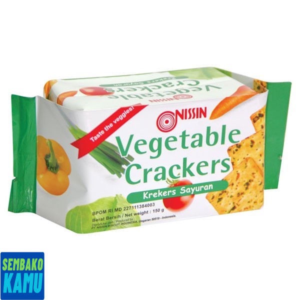 

Nissin Vegetable Crackers 150gr - Biskuit