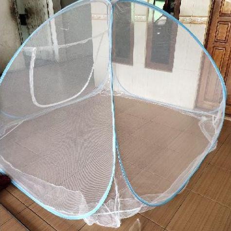 KELAMBU BUTTERFLY ORI 100% / KELAMBU TEMPAT TIDUR DEWASA PORTABLE 2 PINTU RESLETING BAWAH BOLONG/KEL