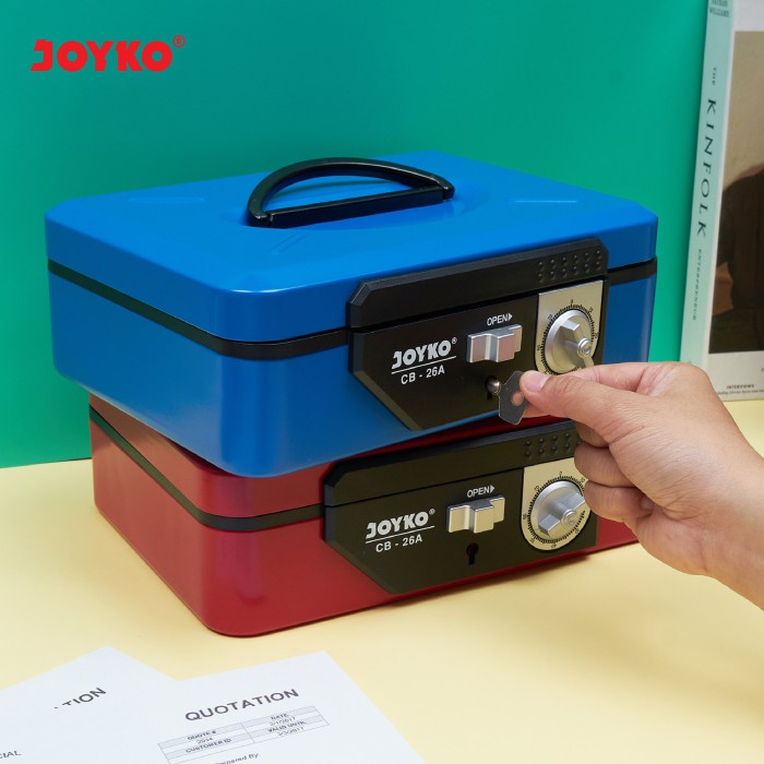 

Cash Box / Kotak Uang / Kotak Kas Joyko Cb-26A