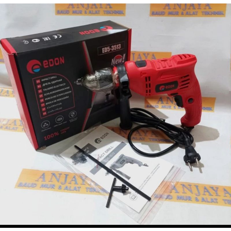 MESIN BOR LISTRIK 13MM TEMBOK BETON EDON