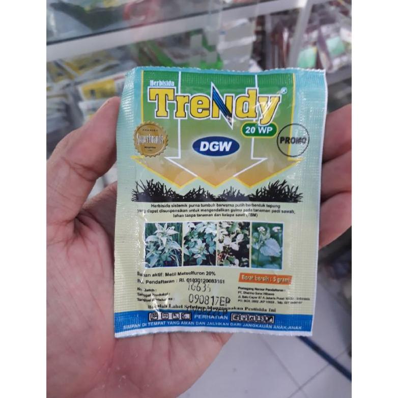 HERBISIDA TRENDY 20 WP/WG ISI 5 GR DGW TERMURAH FREE ONGKIR