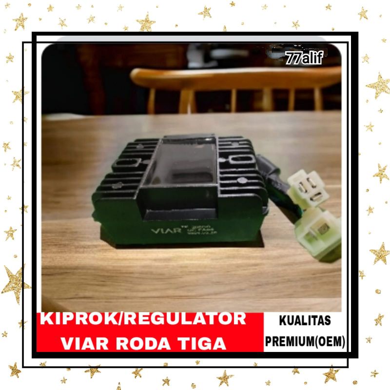 (KUALITAS PREMIUM OEM) KIPROK VIAR RODA TIGA REGULATOR VIAR RODA TIGA SPARE PARTS VIAR MOTOR RODA TI