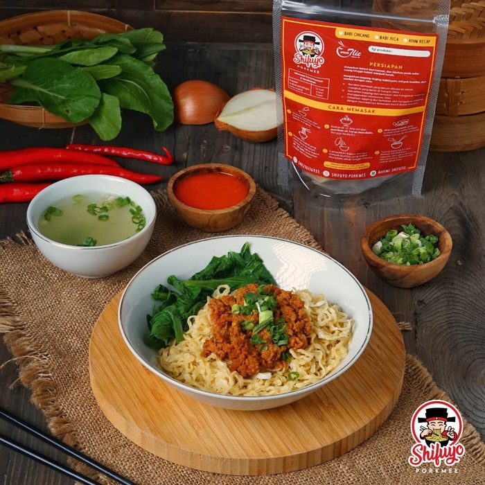 

Bakmi Babi Rica (3 packs) - Bakmi Shifuyo