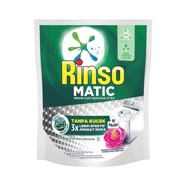 Promo Harga Rinso Detergent Matic Liquid Top Load  1600 ml - Shopee