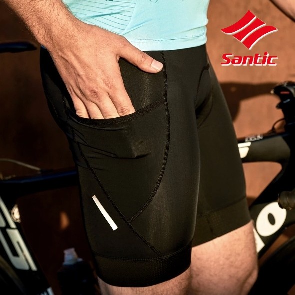 Santic M9C05103 Men Cycling Bib Short - Celana Bib Sepeda Pria
