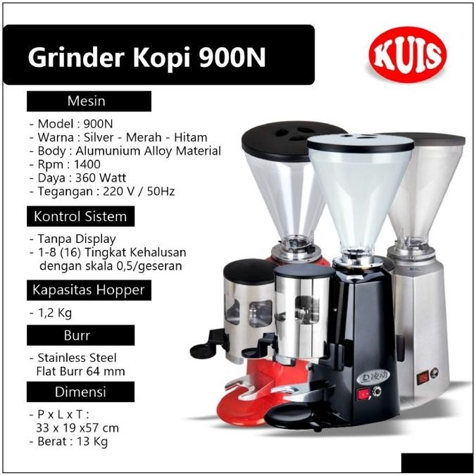 $$$$] Grinder Kopi Listrik N900 Espresso Muranee Grinder tipe 900N