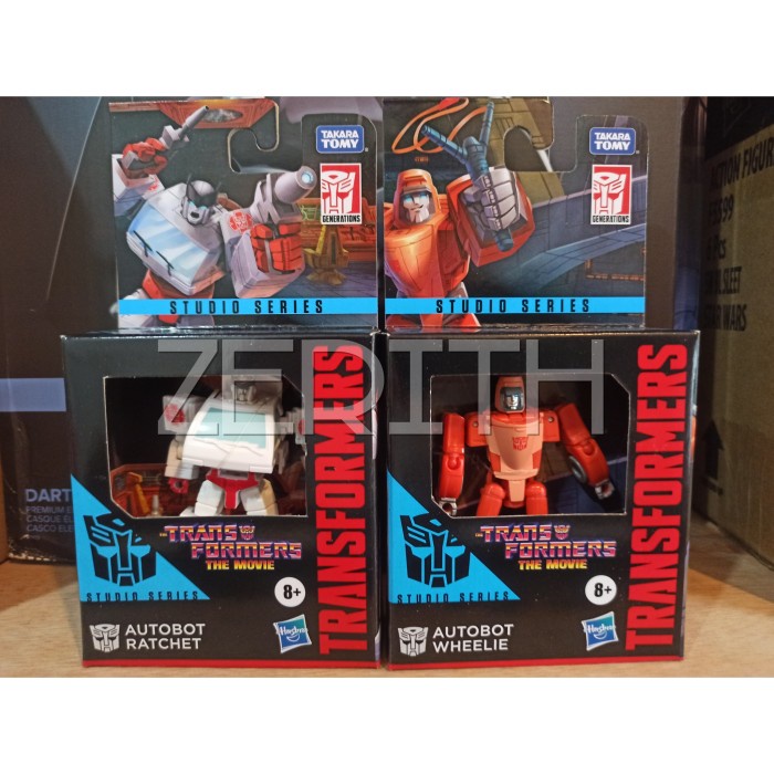 MUST HAVE READY TRANSFORMERS STUDIO SERIES SS CORE CLASS RATCHET & WHEELIE SET TERBARU