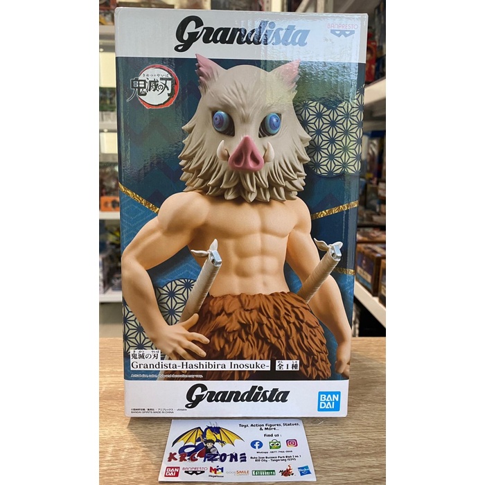 FLASH SALE BANDAI BANPRESTO GRANDISTA DEMON SLAYER KIMETSU NO YAIBA INOSUKE TERBARU