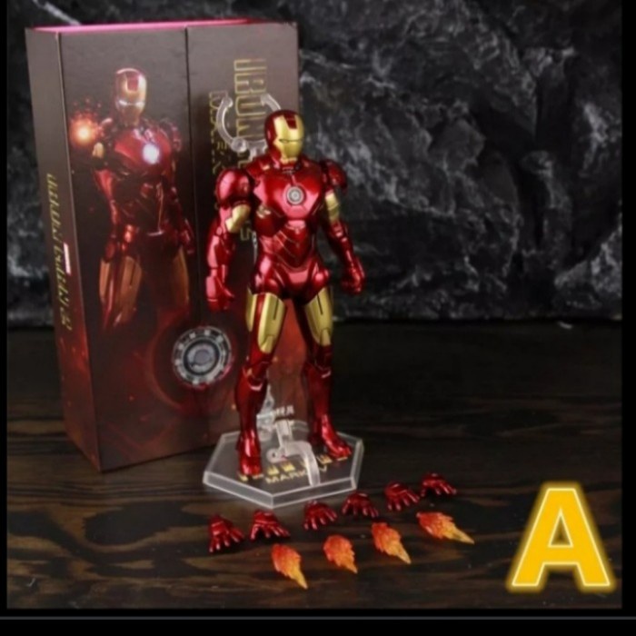 HOT SALE ZD TOYS IRON MAN MARK 6 MARVEL AVENGERS TERMURAH