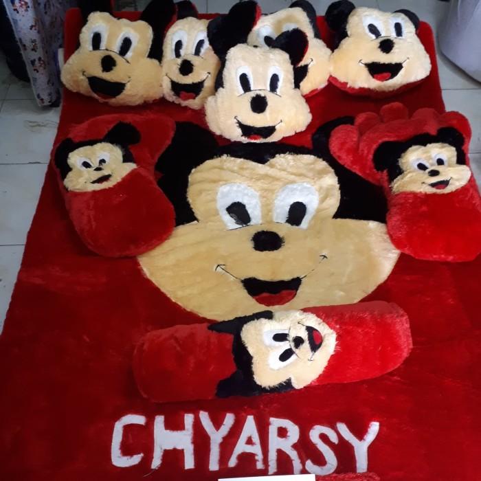 Karpet Set Karakter Tebal 7Cm / Karpet Set Rasfur / Karpet Bulu