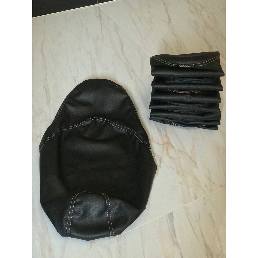 cover jok motor Mio J model eksride/kulit jok Mio J kulit oscar/sarung jok Mio J model eksride serat