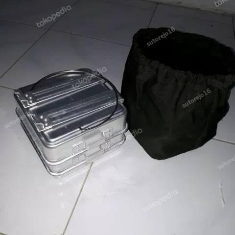 Nesting Camping Mesting Rantang Makan Masak Outdoor Alat Masak Camping