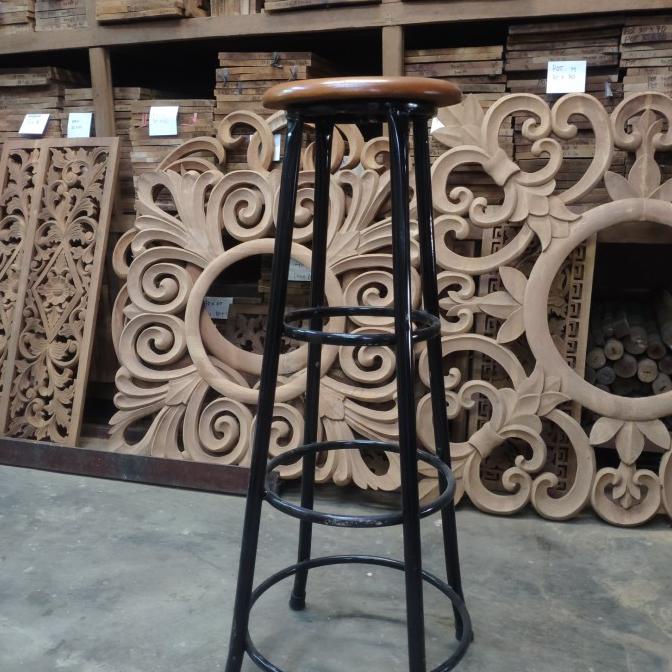 Kursi Besi Kursi Cafe Kursi Tinggi Kursi Out/Indoor 100 Cm