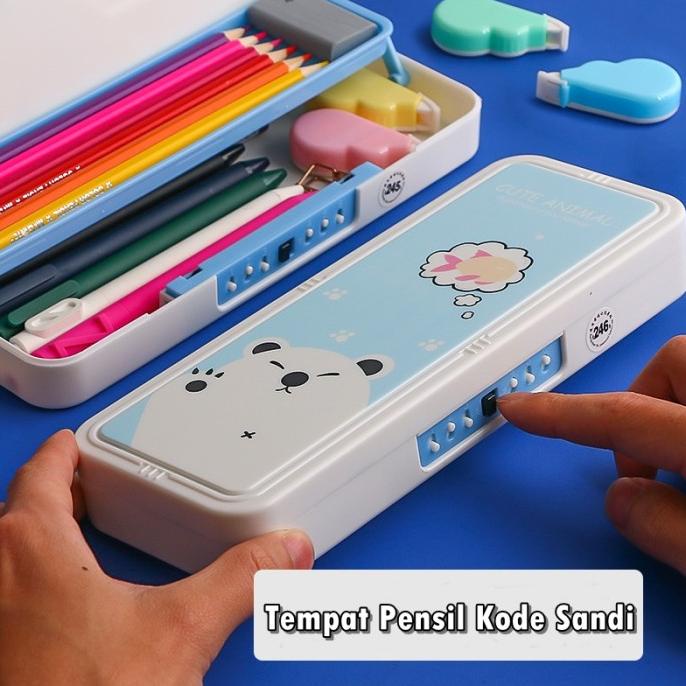 

Kotak Tempat Tepak Pensil Anak Kode Laki Laki Perempuan 2 Layer PC0004