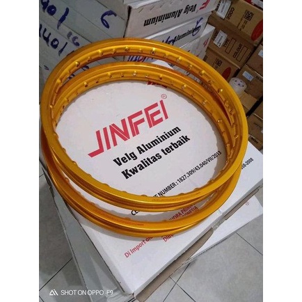 TERMURAH velg jinfei polos 120x140 ring 17 sepasang