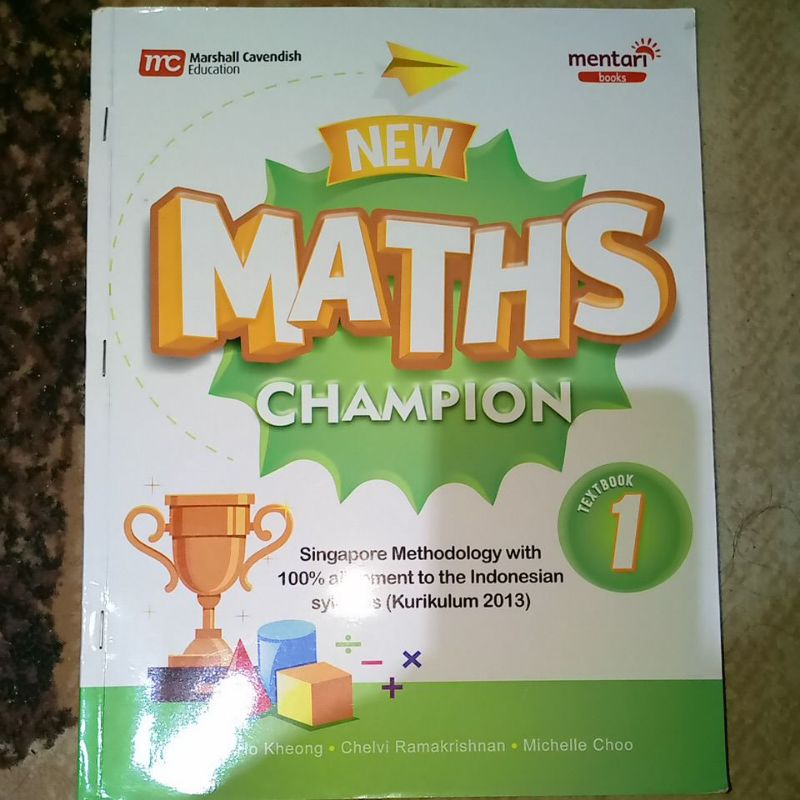 NEW MATHS CHAMPION 1 text book