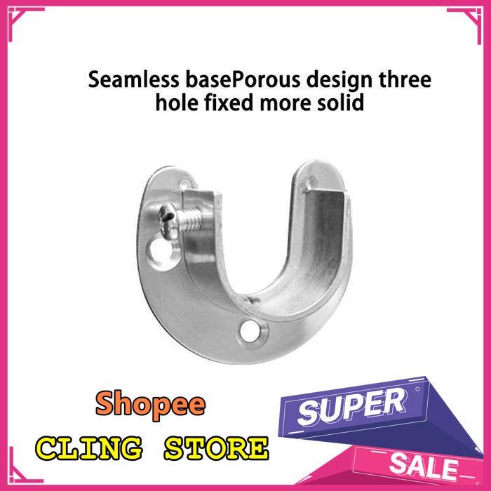 TERBARU 32MM FLANGE FITTING PIPA/BRACKET PIPA BESI/BRACKET TOPI PIPA/BRACKET TOPI UNTUK PIPA STAINLE