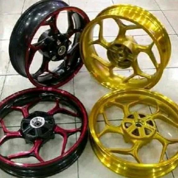 Velg Axio pnp Cb 150R & New Vixion & New Mega Pro Velek Velg Racing Tapak Lebar Axio pnp Vixion new 