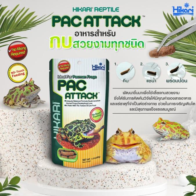 Ready Hikari Pac Attack Pelet Pac Man Frog Pixie Katak Kodok Amphibi 40Gr - Jn