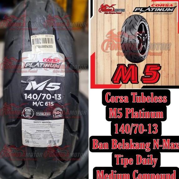 BEBAS ONGKIR Corsa M5 140 70-13 Ban Belakang Nmax Lebar