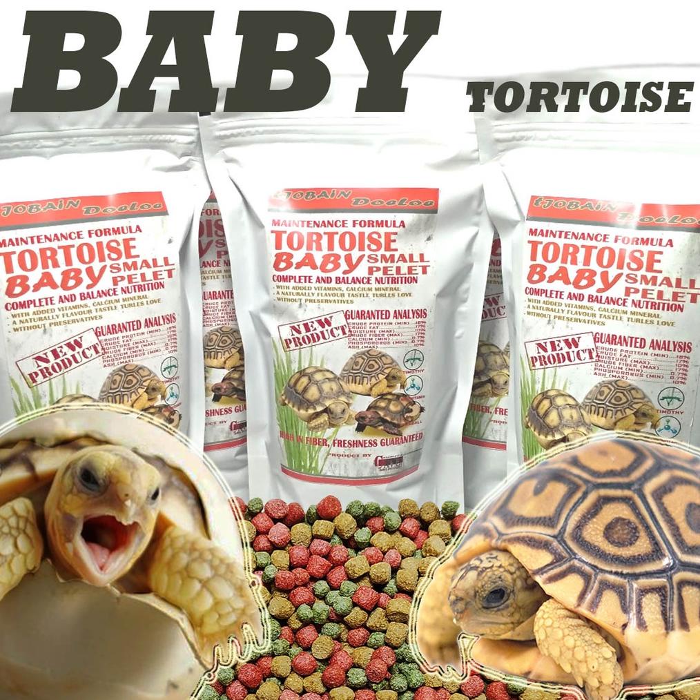 Terbaru 250Gr Tortoise Food Baby Small Pellet Reptile Murah Makanan Pelet Bayi Anak Kura Kura Darat 