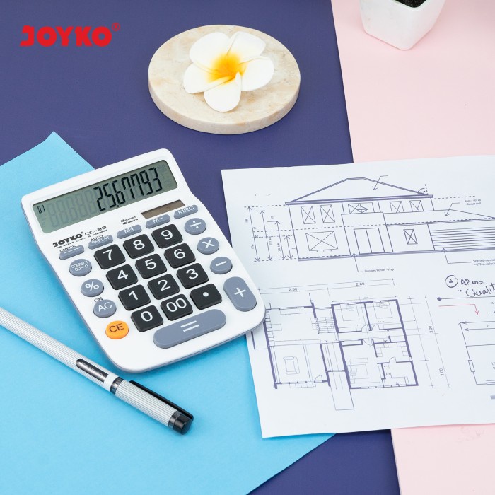 

Calculator / Kalkulator Joyko Cc-28 / 12 Digits / Check Correct