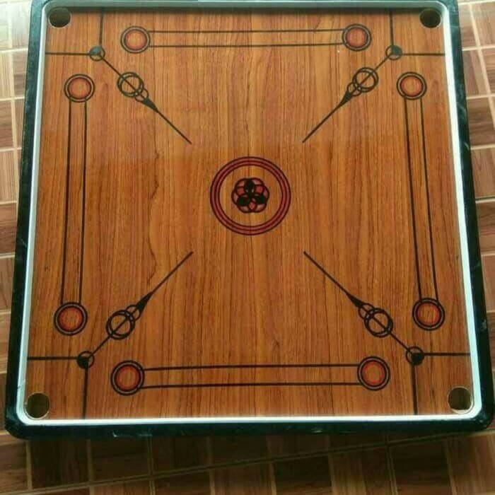 Terlaris Khusus Gojek Meja Karambol Sedang + Biji Karambol Ukuran 75X75 Cm