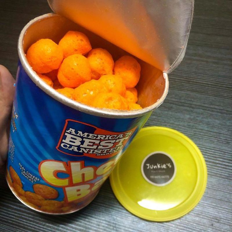 

ABC CHEEZ BALLZ AMERICA'S BEST CANISTER CHEESE BALLS CHEEZ CURLZ PIZZA BALLZ NOVEMBER 2023