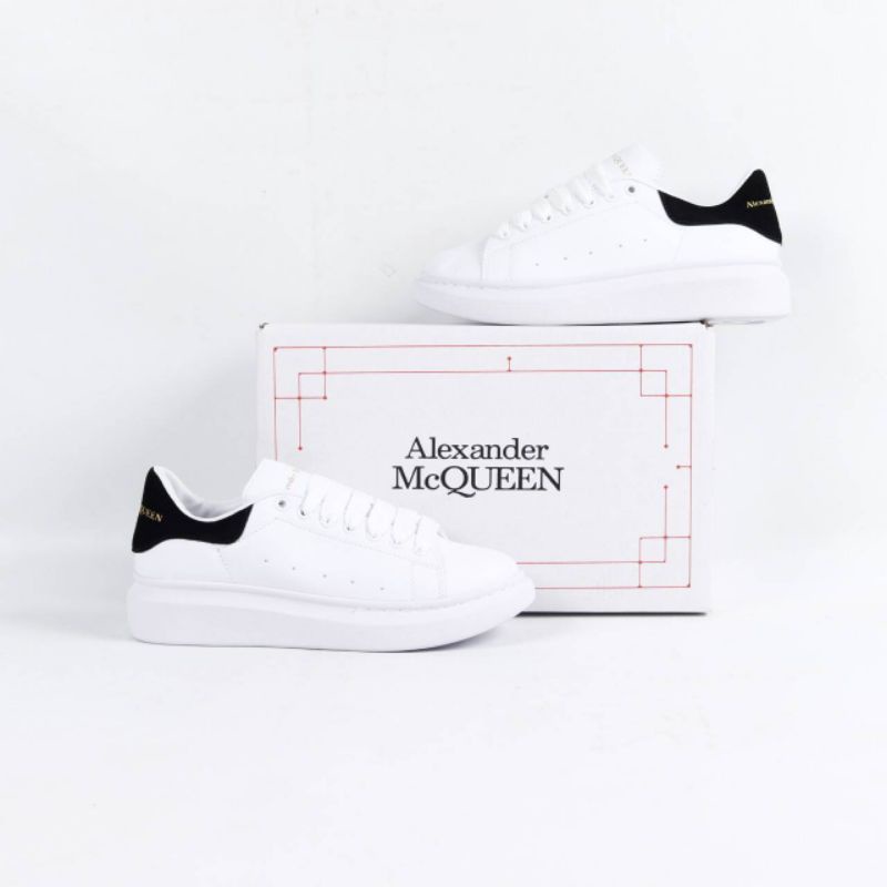 Sepatu Alexander McQueen White Black