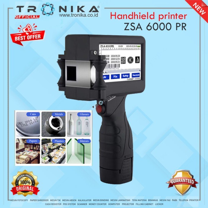 Terlaris Printer Expired DateHandheld Printer Zsa 6000Pr